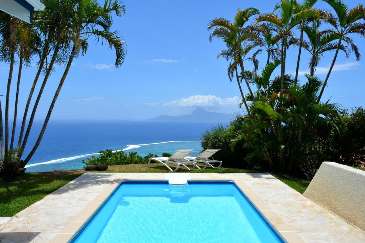 Villa Tiare Amazing View - Private Pool - 4 Bedrooms- Up To 7 Pers Punaauia  Exterior photo